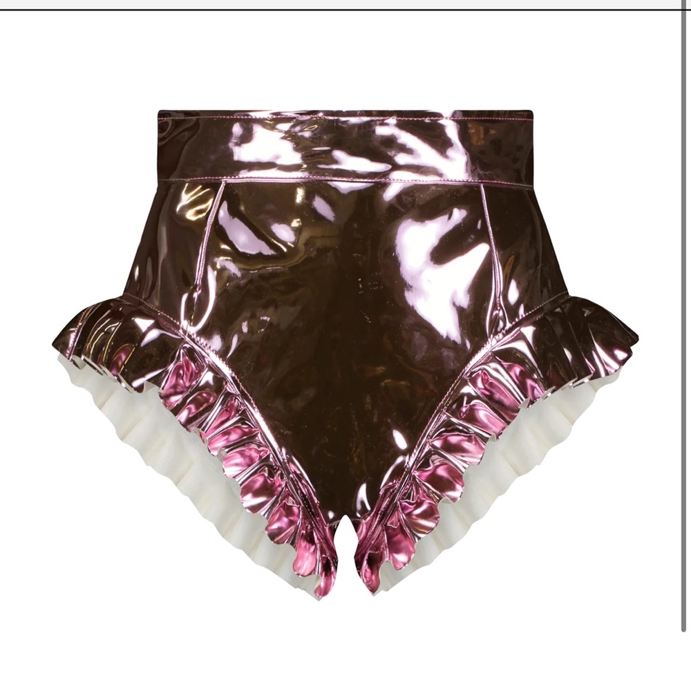 Charwork room archived rose matellic cheeky shorts